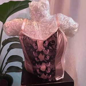 Pink Thrifted Corset